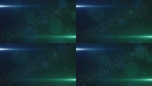 粒子蓝绿事件游戏预告片标题电影音乐会舞台背景循环高清在线视频素材下载