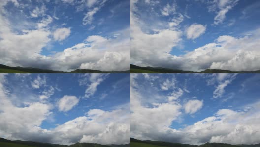 缓慢的间隔拍摄云高清在线视频素材下载