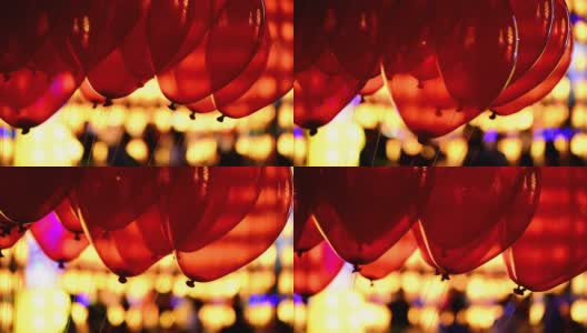 红气球漂浮高清视频高清在线视频素材下载