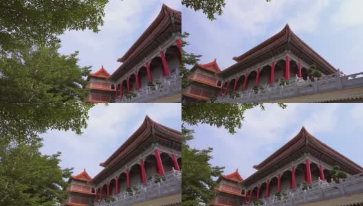 泰国的中国寺庙。(平移拍摄)高清在线视频素材下载