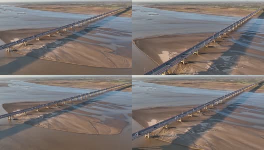 黄河(黄河)桥，河南省，中国高清在线视频素材下载