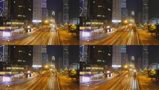 香港城市和街道的交通高清在线视频素材下载