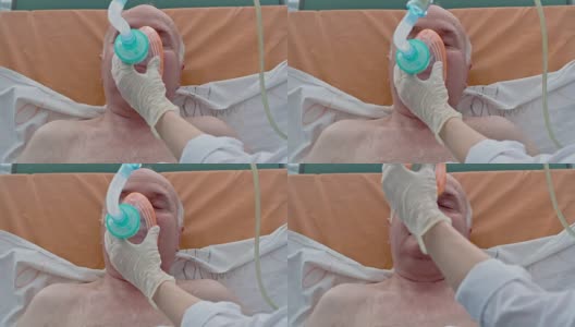 为老年病人做手术准备高清在线视频素材下载