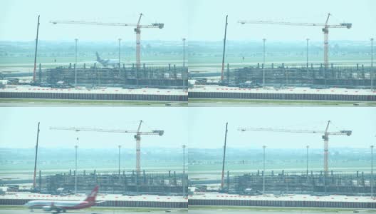 机场建筑工地高清在线视频素材下载