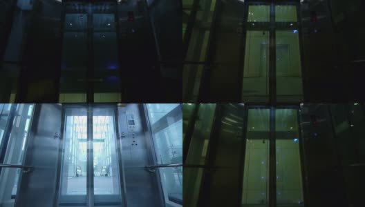 透明的电梯高清在线视频素材下载