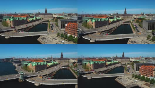 哥本哈根从上面高清在线视频素材下载