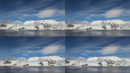 Coastline of Antarctica - Global Warming - Ice Formations高清在线视频素材下载