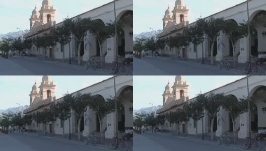 圣母玫瑰大教堂，Cafayate, Salta省，阿根廷。高清在线视频素材下载