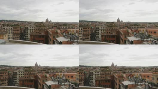 罗马的城市景观高清在线视频素材下载