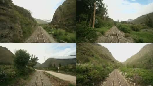火车到秘鲁的时间流逝高清在线视频素材下载