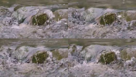日本东京奥多摩市多摩河的水流高清在线视频素材下载