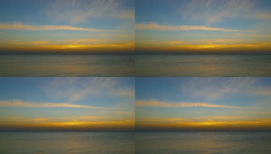日出前海景美景，4k高清在线视频素材下载