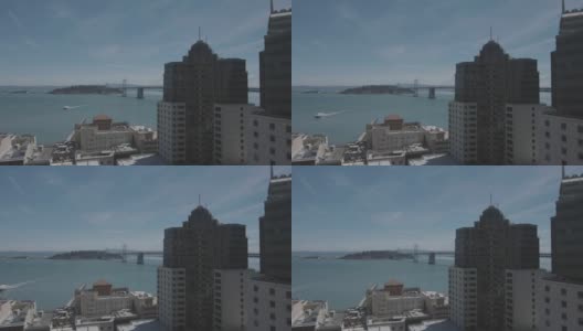 旧金山湾的延时摄影。高清在线视频素材下载