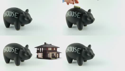 节省一个新的房子- 3D模型高清在线视频素材下载