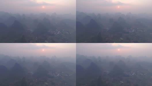 桂林空中景观高清在线视频素材下载