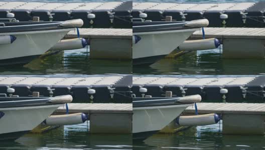 靠近海上的码头高清在线视频素材下载