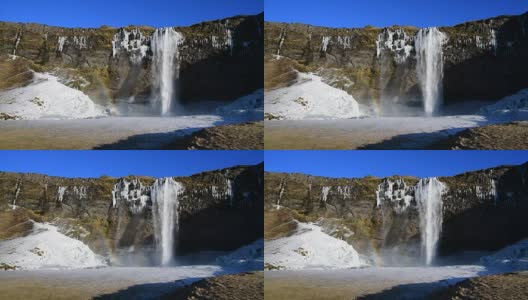 塞尔贾兰福斯瀑布高清在线视频素材下载