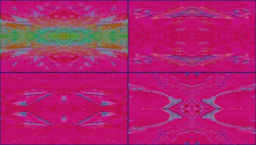 抽象的彩色覆盖。旧的破损电脑效果，电脑生成的动画高清在线视频素材下载