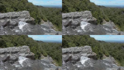 Mangawhero瀑布位于汤加里罗国家公园高清在线视频素材下载