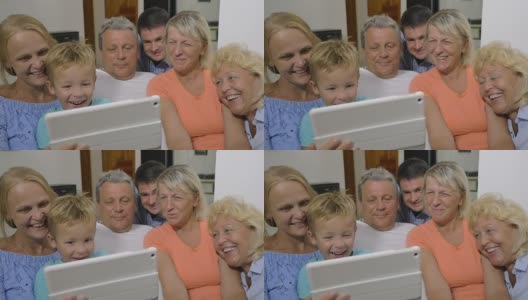 家庭与孩子看有趣的视频在pad高清在线视频素材下载