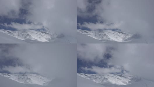 内华达山脉的云层高清在线视频素材下载