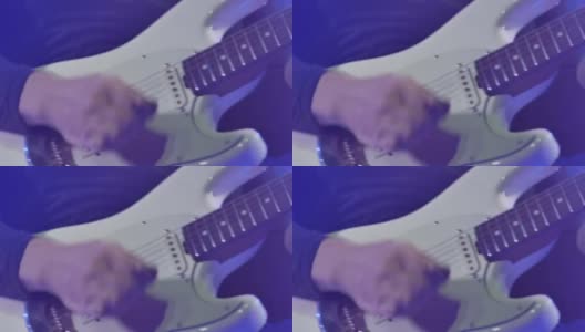音乐家弹吉他高清在线视频素材下载