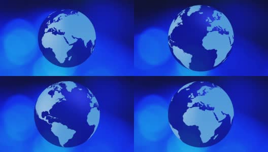 地球行星的动画高清在线视频素材下载