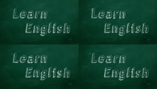 学习英语高清在线视频素材下载