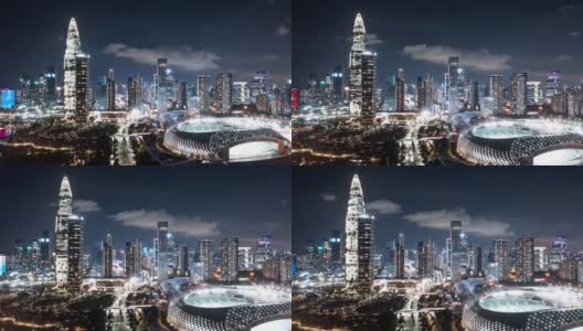 深圳超脱的城市景观高清在线视频素材下载