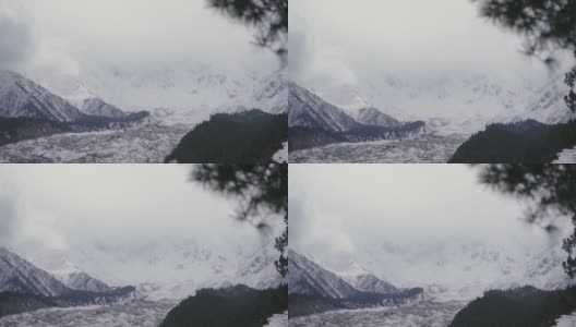 南迦帕尔巴特山喀喇昆仑山脉高清在线视频素材下载