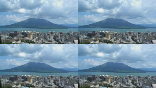 日本樱岛的风景高清在线视频素材下载