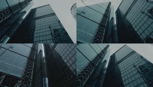 英国伦敦的摩天大楼高清在线视频素材下载