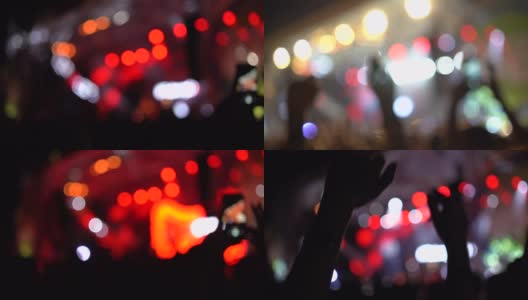 人们在音乐会上跳舞高清在线视频素材下载