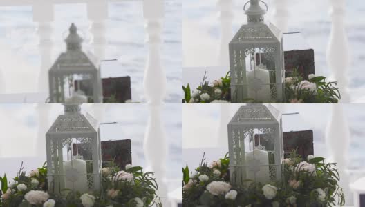 宴会厅的婚礼装饰高清在线视频素材下载