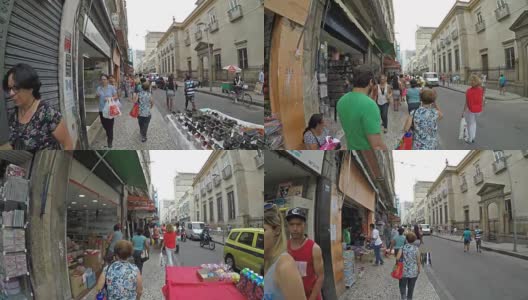 里约热内卢的 SAARA 地区高清在线视频素材下载