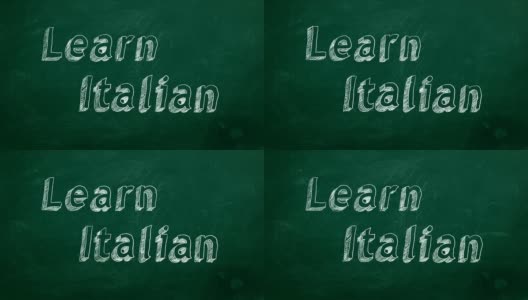 学习意大利高清在线视频素材下载