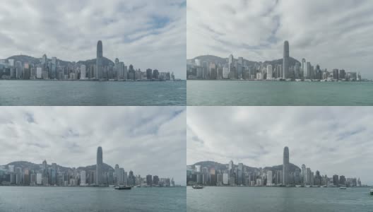 T/L WS香港全景图高清在线视频素材下载
