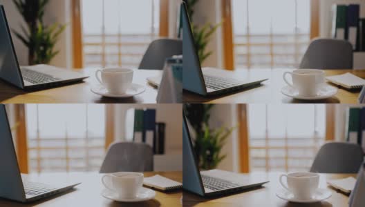 DS办公桌在自我隔离期间可以在家工作高清在线视频素材下载