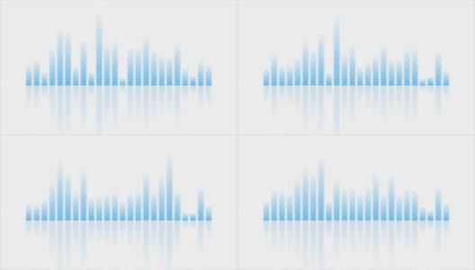 蓝色音乐均衡器视频动画高清在线视频素材下载