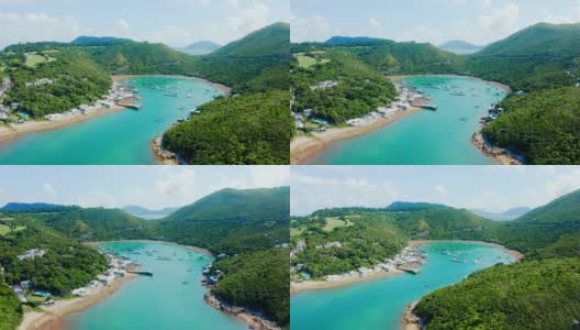 香港世界地质公园的海滩景色高清在线视频素材下载