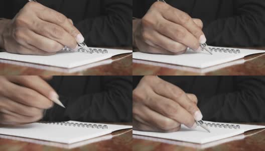 手写笔记高清在线视频素材下载