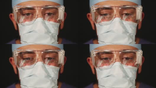 外科医生用眼镜高清在线视频素材下载