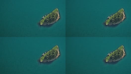 岛绿色海洋高清在线视频素材下载