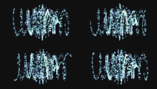 摘要粒子旋转高清在线视频素材下载