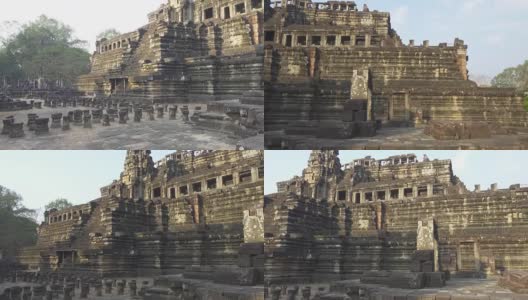 柬埔寨暹粒吴哥窟的庙宇高清在线视频素材下载