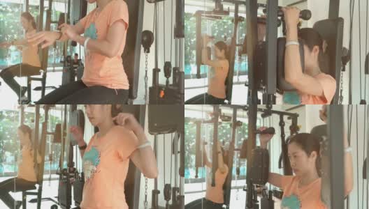 东南亚妇女参加健身班高清在线视频素材下载