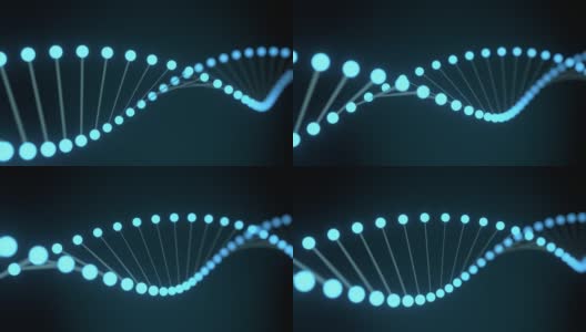 DNA链视频片段。高清在线视频素材下载