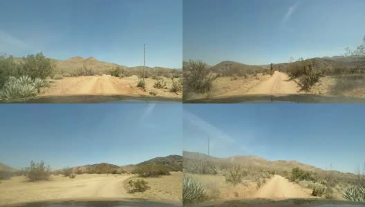 快沙漠开车高清在线视频素材下载