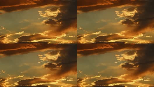 cloudscape日落时高清在线视频素材下载