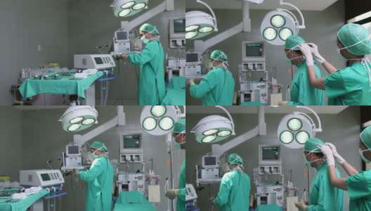 护士系着医生的口罩高清在线视频素材下载